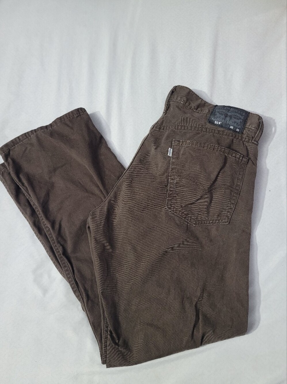 Men's Levi White Tab Brown Pants